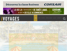 Tablet Screenshot of desirs-de-voyages.fr